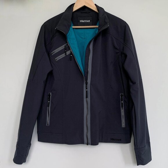 Marmot Zoom Softshell jacket XL Grey / Turquoise - Picture 1 of 8